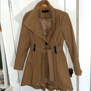 Steve Madden Tan Peacoat